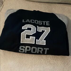 Lacoste Sport Black and Gray Sweatshirt